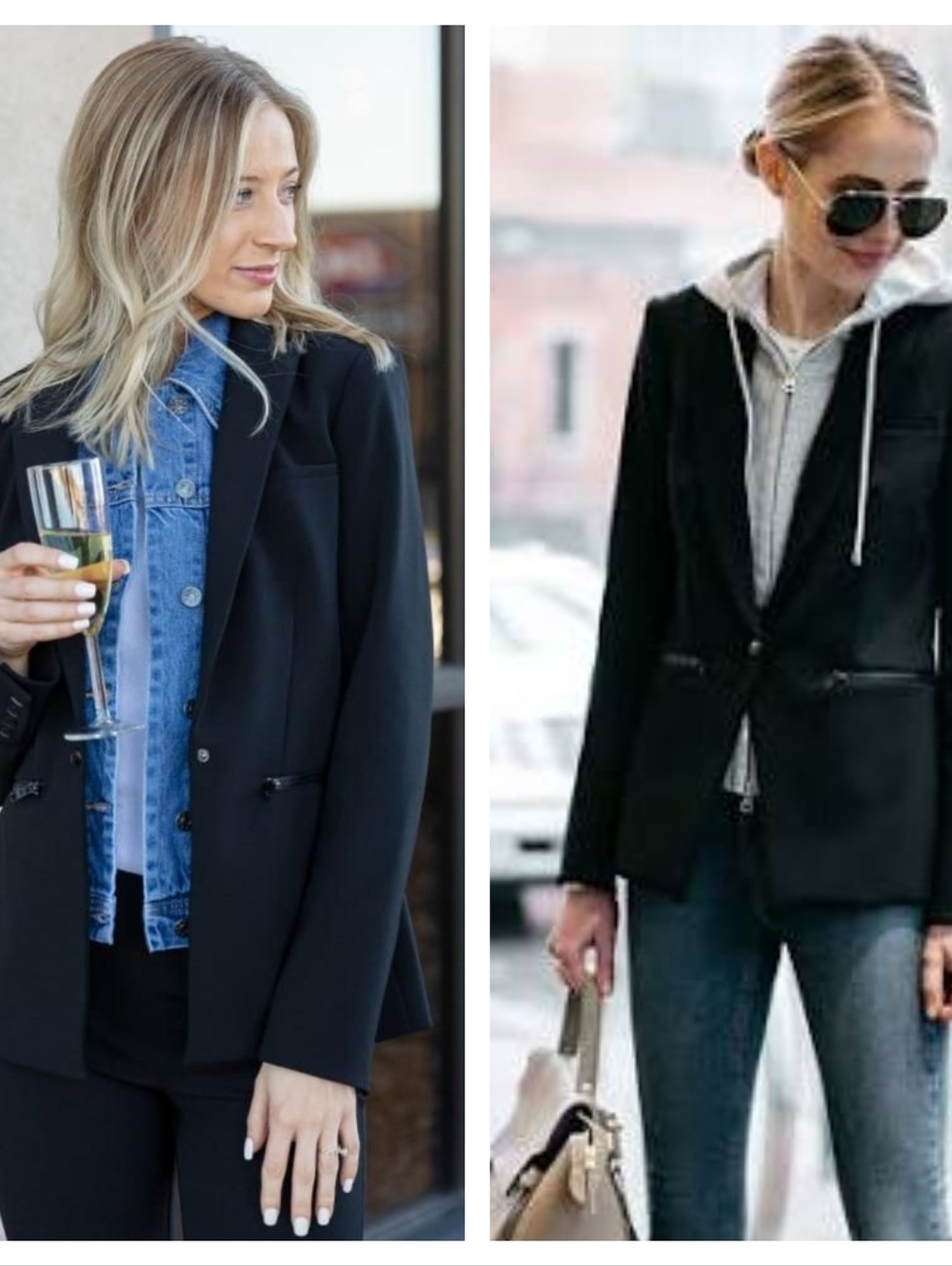 Veronica Beard Scuba Dickey Jacket Blazer Stretch Black Size 2 - Picture 2 of 11